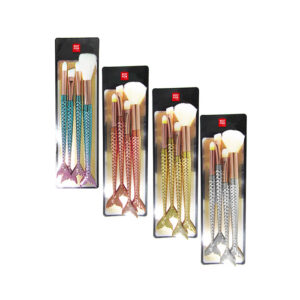 Make up Brushes Mermaid Set 4pcs