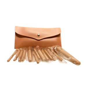 12 pcs. Make up Set with Leather Pouch
