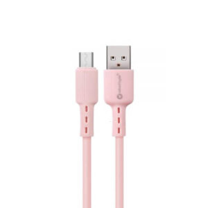 V8 2.4A DATA AND CHARGING CABLE PINK