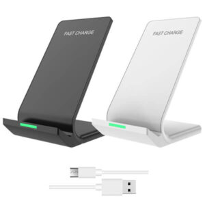 DESK STAND 10W FAST CHARGE WIRELESS CHARGING BASE WHITE