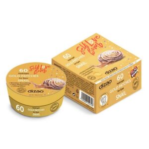 60 Hydrogel GOLD PATCHES for Eyes. SNAIL.