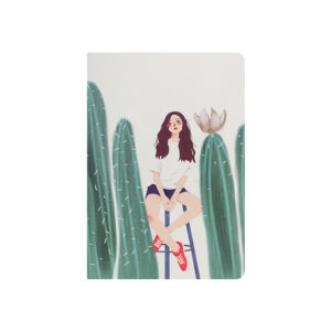 Notebook A5 “Girl in Cactus”