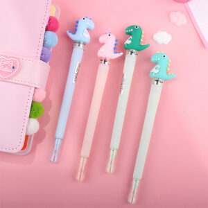 Dinosaur pen in different colors and light