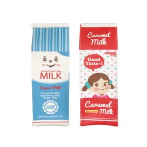 Milk box pencil case
