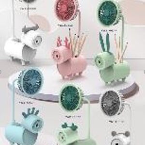 Usb Electric Fan With Pen Container