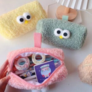 Plush pen bag