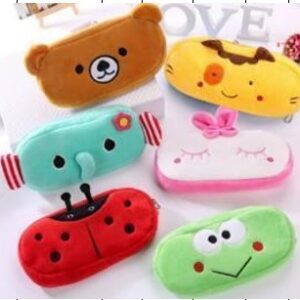 Plush Pen Bag Animals 20.5×11.3 cm