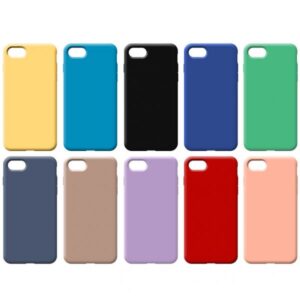 SOFT TOUCH SILICONERUBBER SOFT COVER CASE -Compatible with : APPLE iPhone11 (6.1″)