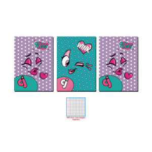 Τετράδιο CJ Faces Α4 4mm