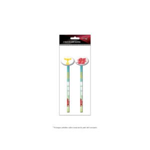 MCG 2 Pcs Pencils With Rubber