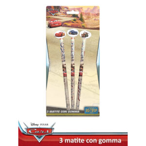 MCG 3 Pcs Pencils With Rubber