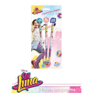 MCG 3 Pcs Pencils With Rubber