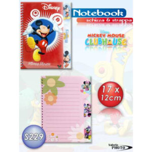 MCG Notebook 5Mm Mickey 17X13 As1260 Ns