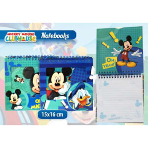 MCG Notebook With Mickey Rings On Display