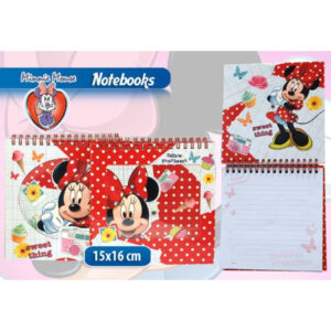 MCG Notebook With Minnie Rings On Display