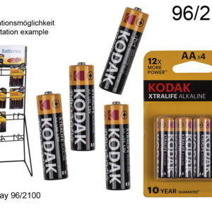 Alkaline Battery Kodak Xtralife Set 4 pcs. AA 1,5V