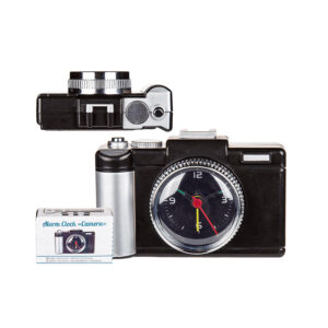 Alarm Clock with LED, Camera, ca. 10 cm, plastic,  for 1 mignon batteries (AA)