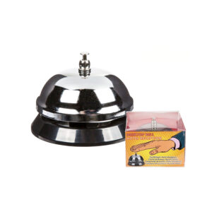 Desktop Bell, Hotel Reception, on plastic base, ca. 8 cm, in plastic box