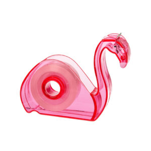 Tape dispenser with adhesive tape, Flamingo