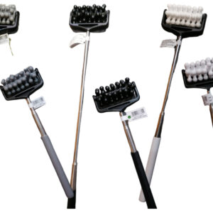 Extendable massage roller with rubber handle, ca. 51 cm