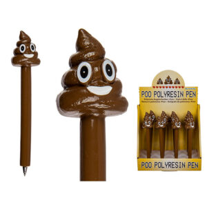 Polyresin pen, Poo, ca. 16 cm