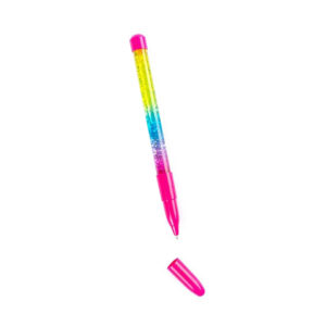 Plastic pen, Liquid Glitter, ca. 19, 5 cm, 24/display