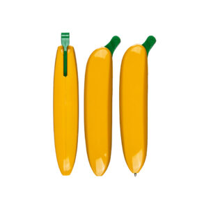 Plastic pen, Banana,12 cm.