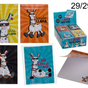 Note book, Llama, A7 Format with 40 pages