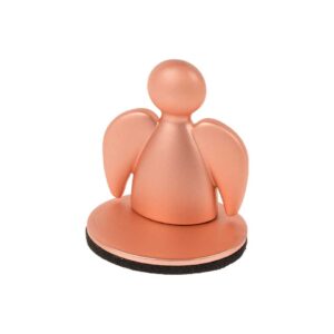 Pink Magnetic Metal Paper Holder, Guardian Angel, ca. 3 cm