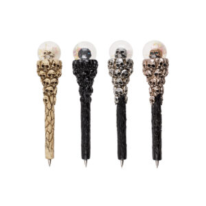 Polyresin pen, Skull Waterglobe, ca. 16 cm