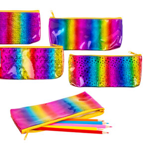 Pouch with Zipper Rainbow, 21 x 9, 5 cm