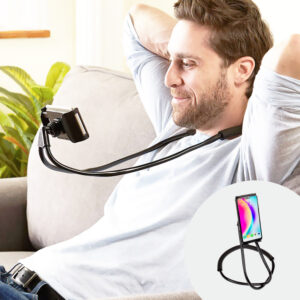 Flexible mobile phone holder, ca. 12, 5 x 6 cm, plastic