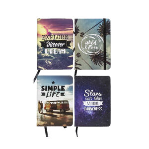 Note Book, Trendy Styles, with 80 sheets, A6 format