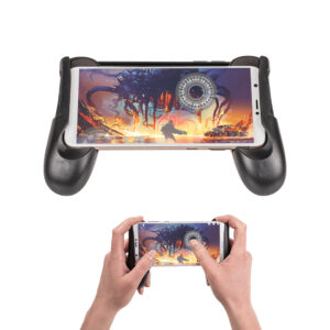 Smartphone holder, controller, ca 16 x 12 cm, plastic, in gift box, 12/display