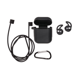 Accessoires set for AirPods, made of silicone, in window gift box