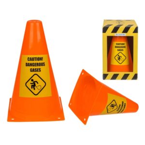 Warning cone, Danger, ca. 17 x 10 cm, in gift box