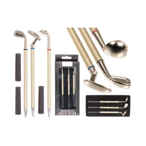 Metal Pen, Golf Club, ca. 18 cm