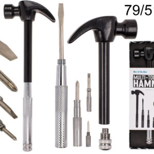 Multi-tool, 6 in 1, hammer with screwdriver
