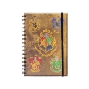 Spiral bound book, Harry Potter, A5 format, with 80 pages ruled