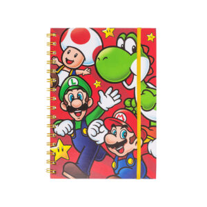 Spiral bound book, Super Mario, A5 format