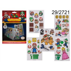 Tech Stickers Set, Super Mario (Mushroom KIngdom), 39 Stickers p. Set