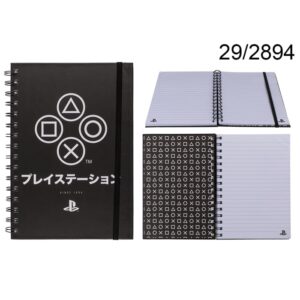 Notebook, Playstation (Onyx), A5, 80 pages