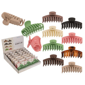 Catwalk Hair Claw, round, approx. 10 cm, matt plastic