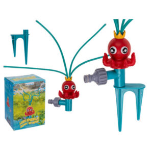 Lawn sprinkler, Happy Octopuss, 11 x 8 x 21 cm, with 1/2″ hose connection, in gift box