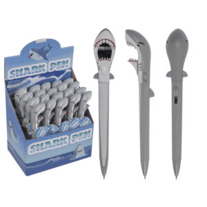 Pen, Shark, 18,5 cm, with hangtag, 20 pcs. per display