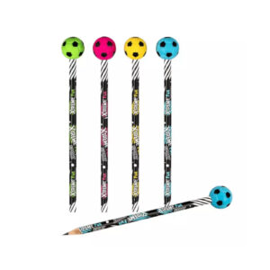 Xtreme Soccer Pencil And
Eraser, 4 Assorted