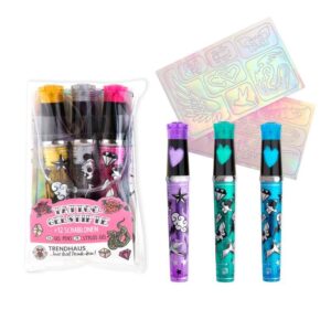 Tattoo Studio Gel Pens Glitter, Set Of 3