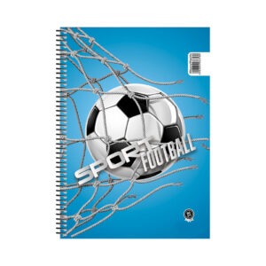 NOTEBOOK SPORT 17X25, 60p.