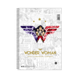 WONDER WOMAN BELIEVE SPIRAL NOTEBOOK 17X25 cm