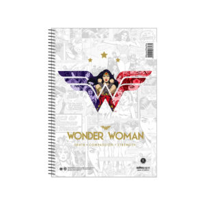 WONDER WOMAN BELIEVE SPIRAL NOTEBOOK 17X25, 2SUBS